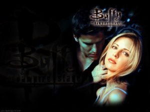 An image of Buffy and Angel.